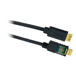 KRAMER CA-HM-50 Cable HDMI Activo 4K a 60Hz | HDR Triple Blindaje K-Lock | CA-HM (15.20 mts / 50 ft)