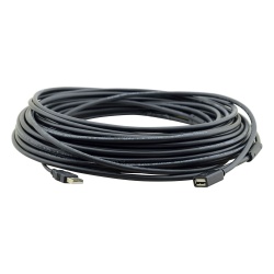 KRAMER CA-UAM/UAF-25 Cable Extensor Activo USB 7.60 mts | USB 2.0 Alta Velocidad 480 Mbps | Alimentacion por Bus | Sin Drivers | Hubs Integrados 1-2 Tiers