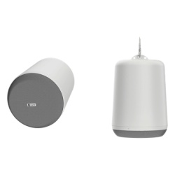 KRAMER PN-6D-WT Altavoz Colgante 6.5" | PoE++-PoE+-PoE | Dante Audio Networking | DSP Integrado | 100-105 dB SPL | Plenum Rated UL2043 | Pendant Ceiling Mount
