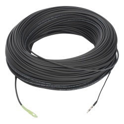 LINKEDPRO BY EPCOM LP-150-SCA Rollo de Fibra Optica Drop Redonda G657A2 Monomodo Simplex de 150 Metros (492.13 Pies) con Conectores SC/APC-SC/APC para Instalaciones Aereas Subterraneas o a la Intemper