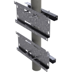 LINKEDPRO BY EPCOM LP-FORTE-16U-BRA-R2 Herraje para Fijacion a Pared Torre o Poste compatible con LP-FORTE-16UR3 y LP-FORTE-24U-R3