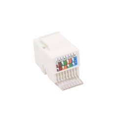 LINKEDPRO BY EPCOM LP-KJ-516-WH Modulo Jack Keystone Cat5e sin Herramienta (Toolless) para Faceplate - Color Blanco
