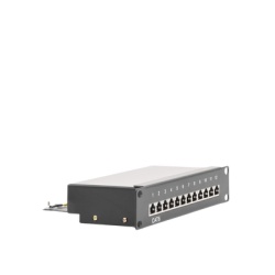 LINKEDPRO BY EPCOM LP-PP-629 Panel de parcheo de impacto (110) Blindado (STP) de 12 puertos Cat6 10in