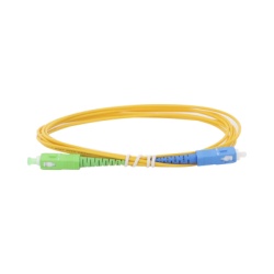 LINKEDPRO BY EPCOM LPSM2SCASCUS2 Jumper de Fibra Optica Monomodo SC/APC-SC/UPC Simplex de 2 Metros (6.56 Pies) 2mm