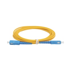 LINKEDPRO BY EPCOM LPSM3SCUSCUS3 Jumper de Fibra Optica Monomodo SC/UPC-SC/UPC Simplex de 3 Metros (9.84 Pies) 3mm