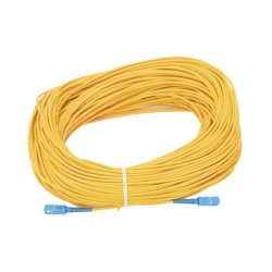 LINKEDPRO BY EPCOM LPSM3SCUSCUS80 Jumper de Fibra Optica Monomodo SC/UPC-SC/UPC Simplex de 80 Metros (262.47 Pies) 3mm