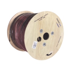 LINKEDPRO BY FIBERHOME IC-FIG8A1-1C/2KM Carrete de 2 Kilometros (6561.68 Pies) de Fibra Optica Aerea Mini Figura 8 G.657A1 Tipo Drop Monomodo de 1 Hilo (Unifibra) Color Negro Span 80