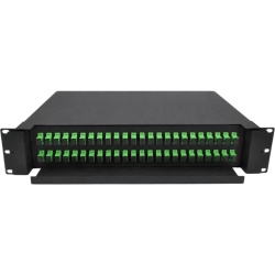 LINKEDPRO LPODF48SCA Distribuidor de Fibra Optica (ODF) para 48 Empalmes con 48 Acopladores SC/APC y 48 Pigtails SC/APC para Rack de 19 2 UR - Img 2