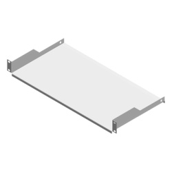 LINKEDPRO SCH231UW Charola para Rack Blanca de 19" de 2 postes 23 cm de Profundidad 1 Unidad de rack