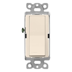 LUTRON ELECTRONICS CA1PSLAS Apagador On/Off 15 Amp un solo polo