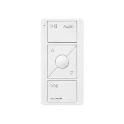 LUTRON ELECTRONICS PJ23BRLGWHA02 Control Pico inalambrico para audio con Sonos: reproducir pausar volumen y favoritos; requiere hub Caseta Wireless RA2 Select RadioRA 3 o HomeWorks