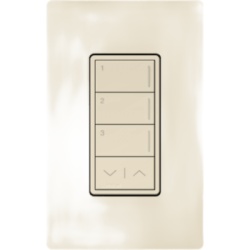 LUTRON RADIORA 3 RRSTHN3RLLA (RadioRa3) Botonera Sunnata Blanco 3 escenas y 2 botones subir/bajar para Radio RA3 programe escenas diferentes en cada boton. - Img 2