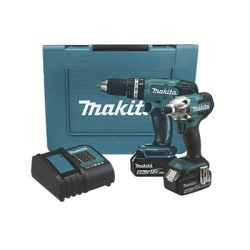MAKITA DLX2336SYX KIT(DHP453 ROTOM.+ DTD156 ATORN.IMP.) LI-ION 2 BAT 1.5 AH Y CARG C/LUZ 18V