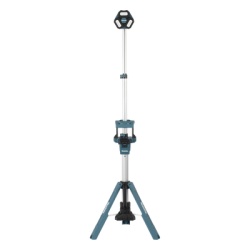 MAKITA DML-814 Lampara con Torre para Iluminacion Inalambrica con tres Cabezales Multidireccionales se extiende hasta 2.2 metros Utiliza bateria LXTÂ® Litioa??Ion de 18V.