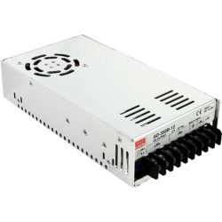 MEANWELL SD-350D-12 Convertidor industrial de CD a CD, de 72 a 144 Vcc de entrada, 12 Vcc de salida.