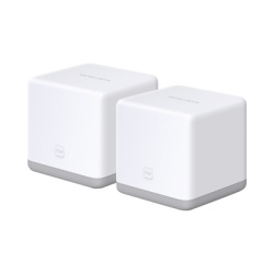 Mercusys HALOS3-2PACK KIT de sistema inalambrico HALO S3 mesh para hogar 2.4GHz N doble puerto 10/100Mbps conexion de hasta 40 dispositivos.