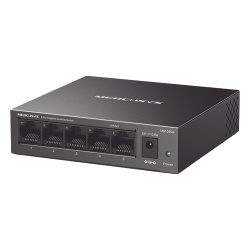 Mercusys MS105GS Switch NO Administrable / Para escritorio / Carcasa de metal / 5 puertos 10/100/1000 Mbps / Diseno Compacto / Plug and Play