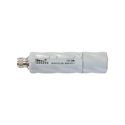 MIKROTIK RBGROOVE52HPN (Groove 52) Cliente y PtP en 2.4 y 5GHz 802.11 a/b/g/n Conectorizado Hasta 500mW