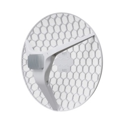 MIKROTIK RBLHGG-5HPACD2HPND-XL (LHG XL 52 ac) Backbone y CPE de Doble Banda con Antena de 27 dBi (5 GHz) y 18 dBi (2.4GHz) Hasta 1000 mW de Potencia y 860 Mbps Soporta PoE af/at