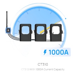 MILESIGHT CT310915M MEDIDOR DE CORRIENTE LORAWAN PARA TRES FASES HASTA 1000 AMPERS