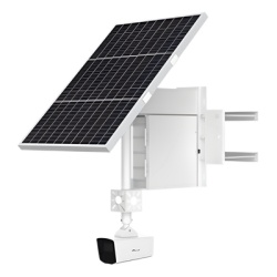 MILESIGHT SP111/S90B36 Camara con panel solar / Lente 4 MM / IP67 / 4G / Montaje para poste