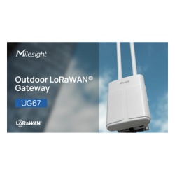 MILESIGHT UG67L08GL915M Gateway LoRaWAN para exterior de largo alcance con modulo SIM