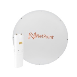 MIMOSA NETWORKS C5CNPX2KIT Kit de radio C5C con Antena NPX2GEN3 de 34 dBi Frecuencia (4.9-6.2 GHz) ideal para distancia de hasta 50 km jumpers PoE y cable de alimentacion Incluidos