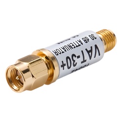 MINI CIRCUITS VAT-30 Atenuador en Linea de 30 dB 0.5W CD-6 GHz Conectores SMA Macho-Hembra.