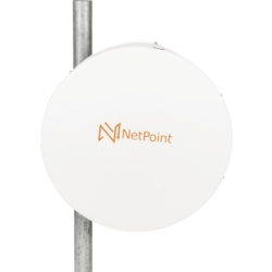 NetPoint NPPROUW 1 Antena Direccional Dual-Polaridad MLO Alto Rendimiento / diametro de 39.6 cm / 4.9-7.2 GHz / Ganancia 27 dBi / SLANT de 45 Â° o 90 Â° / Conector N-Hembra / Montaje jumpers y radomo