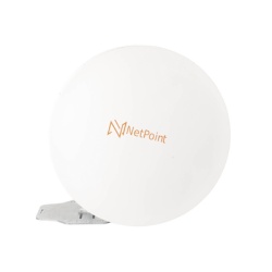 NetPoint NPX3GEN3 Antena de parabola profunda blindada con supresion al ruido de 4 ft 4.9-6.4 GHz Ganancia 37 dBi con SLANT de 45 Â° y 90 Â° ideal para hasta 100 km Conectores N-hembra montaje con ali