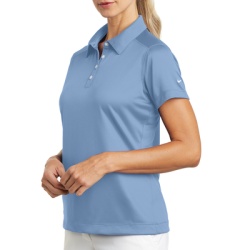 NIKE D354064S/F Playera Polo Dri-FIT color Azul para Mujer