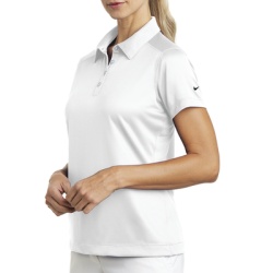 NIKE D354064SXL/W Playera Polo Dri-FIT color Blanco para Mujer