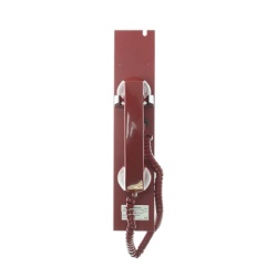NOTIFIER AFAWS-TELC Auricular telefonico de emergencia para bomberos con cable en espiral para estaciones AFAWS de montaje superficial o empotrado