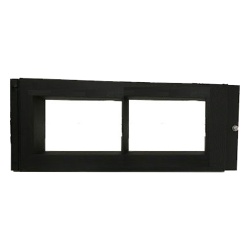 NOTIFIER DP-GDIS2 Placa de revestimiento para montar el anunciador grafico NCD de 10 pulgadas en la fila 2 3 o 4 de gabinetes CAB-4 color negro