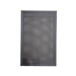 NOTIFIER EQDR-C4 Puerta para Gabinete de 3 Niveles EQBB-C4 / Ventilada / para Paneles Serie EQ de NOTIFIER / Color Negro