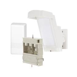 OPTEX HX40-RAM-WH Detector de Movimiento PIR Antimascara / 100% Exterior / Inalambrico / Hasta 12 metros a 85Â°; de cobertura/ Instalacion a 3 metros / Incluye transmisor 5816 para paneles Honeywell
