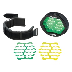 PANDUIT CBOT24K Herramienta Para Peinado y Organizacion de Cables Incluye Organizador Verde Para Diametros de Cables de 4.6 a 6.3 mm (0.18 a 0.25 Pulgadas) y Amarillo Para 5.9 a 7.9 mm (0.23 a 0.31 Pu