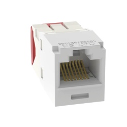 PANDUIT CJ5E88TGWH Conector Jack RJ45 Estilo TG Mini-Com Categoria 5e de 8 Posiciones y 8 Cables Color Blanco