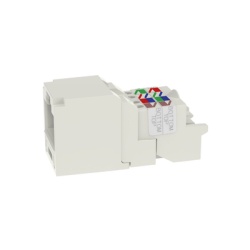 PANDUIT CJ688TPIW Conector Jack RJ45 Estilo TP Mini-Com Categoria 6 de 8 Posiciones y 8 Cables Color Blanco Mate