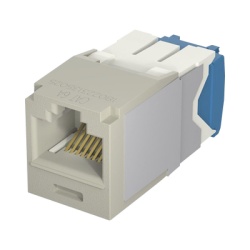 PANDUIT CJ6X88TGIG Conector Jack RJ45 Estilo TG Mini-Com Categoria 6A de 8 Posiciones y 8 Cables Color Gris