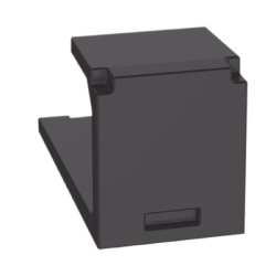 PANDUIT CMBBL-X Modulo de Tapa Ciega (Inserto Ciego) Mini-Com Color Negro 1 Pieza