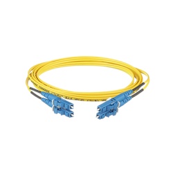 PANDUIT F92ERLNLNSNM002 Jumper de Fibra Optica Monomodo 9/125 OS2 LC-LC Duplex OFNR (Riser) Color Amarillo 2 Metros (6.56 Pies)