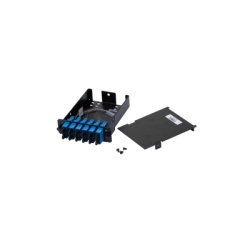 PANDUIT FCS9N-12-03P Placa Acopladora de Fibra Optica FAP Con 12 Pigtails y 6 Conectores SC Duplex (12 Fibras) Para Fibra Monomodo OS1/OS2 Color Azul