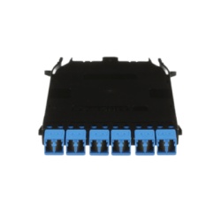 PANDUIT FHC9N-12-10AS Cassette HD Flex Para 12 Fibras Monomodo OS2, de MPO a 6 Conectores LC Duplex, Método de Polaridad A, Color Azul