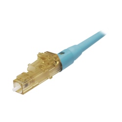 PANDUIT FLCSMCXAQY Conector de Fibra Optica LC Simplex OptiCam Multimodo 50/125 OM3/OM4 Pre-pulido Color Aqua