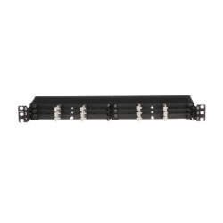 PANDUIT FLEX1UPN04 Panel de Distribucion de Fibra Optica Acepta 18 Cassettes HD Flex en 4 Espacios Hasta 144 Fibras 1 UR