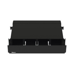 PANDUIT FRE2UBL Panel de Distribucion de Fibra Optica Acepta 8 Placas FAP o FMP Bandeja Deslizable Hasta 192 Fibras Color Negro 2 UR