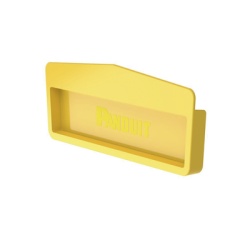 PANDUIT FREC12X4LYL Tapa Final Para Canaletas FiberRunner? 12x4 de Instalacion a Presion Color Amarillo