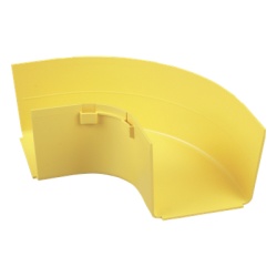 PANDUIT FRRA4X4LYL Angulo Recto a 90Âº Horizontal Para Canaletas FiberRunner? 4X4 Color Amarillo