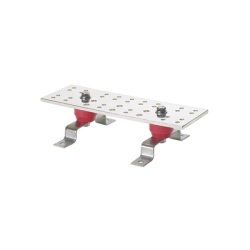 PANDUIT GB4B0612TPI-1 Barra de Puesta a Tierra Principal para Telecomunicaciones (TMGB) de 1/4 in x 4 in x 12 in